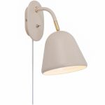 Nordlux Fleur 15 Wandleuchte Metall Beige | Geeignet für E14
