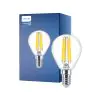 Philips Master Value LED Lustre E14 Kugel Fadenlampe Klar 3.4W 470lm - 927 Extra Warmweiß | Höchste Farbwiedergabe - Dimmbar - Ersatz für 40W