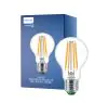 Philips MASTER LED Glühbirne Ultra Efficient E27 Birne Klar 4W 840lm - 827 Extra Warmweiß | Ersatz für 60W
