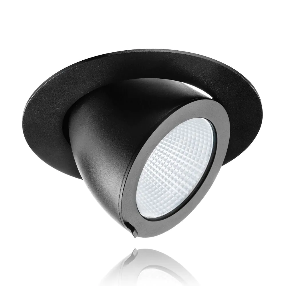 schwarzer Noxion LED-Einbaustrahler